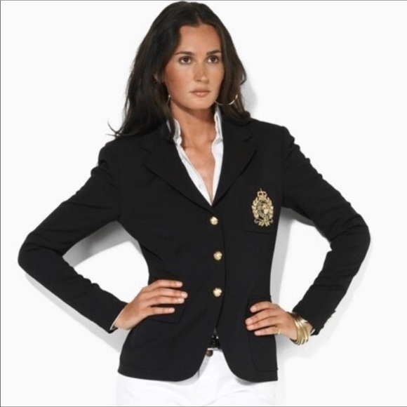Ralph Lauren Jackets & Blazers - Ralph Lauren Crested Wool Blazer